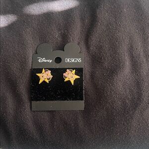 Disney Star-Shaped Earrings - Yellow and Pink